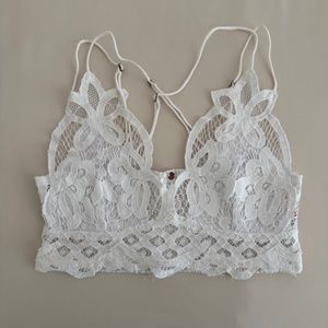Free People Adella Bralette White Size Small